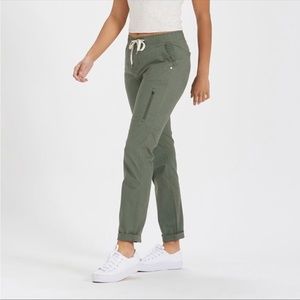 Vuori Ripstop Pants Hiking Camping Straight leg Pants large green